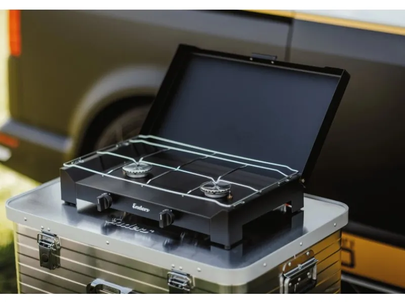 Enders Campingzubehör|® Gas-Campingkocher Dalgety Black 2