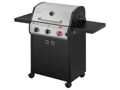 Gasgrill Chicago Next 3 Brenner R Turbo Schwarz-Edelstahl*Enders Outlet
