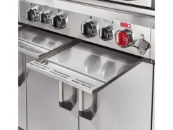 Enders Gasgrills|Gasgrill Kanasas II Pro 4 SIK Profi Turbo 4 Brenner & Seitenkocher Silber