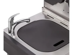 Enders Gasgrills|Gasgrill Kanasas II Pro 4 SIK Profi Turbo 4 Brenner & Seitenkocher Silber