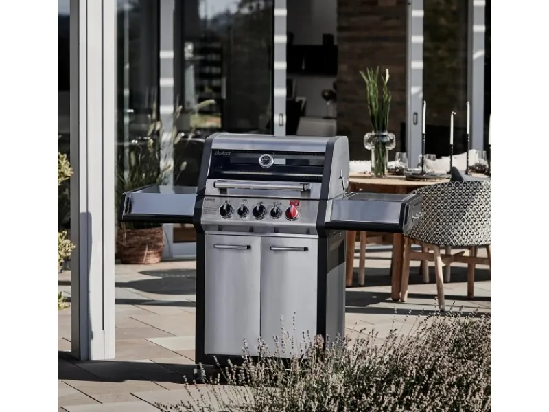 Gasgrill Monroe Pro 3 SIK Turbo mit 3 Brennern und Seitenkocher*Enders Online