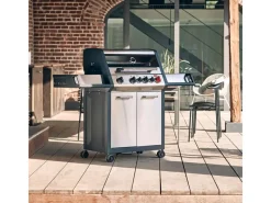 Enders Gasgrills|Gasgrill Monroe Pro 4 SIK Turbo mit 4 Brennern und Seitenkocher