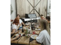 Gasgrill Uniq Pro 3 I Cruster 120 cm x 147 cm Schwarz-Edelstahl*Enders Best