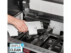 Enders Gasgrills|Gasgrill Uniq Pro 3 IK Cruster 120 cm x 147 cm Schwarz-Edelstahl