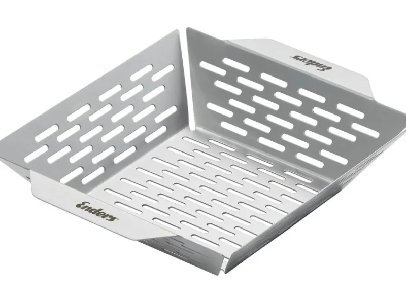 Enders Elektrogrills|Grillkorb 24 cm x 19 cm x 6,5 cm Edelstahl