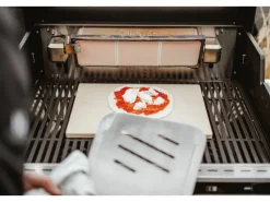 Enders Grillzubehör|Kugelgrills|Pizzastein Eckig 40 cm x 30 cm Beige