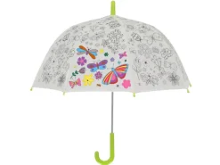 Esschert Outdoor-Spielzeug|Ausmalregenschirm Schmetterlinge Ø 70,5 cm x 69,2 cm