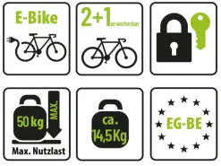 Fahrradträger Falcon Plus 120 cm x 70 cm x 58 cm*Eufab