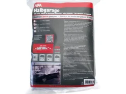 Eufab Rechen|Halbgarage mit Gummizug und Haken Gr. M Silber