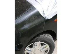 Eufab Rechen|Halbgarage mit Gummizug und Haken Gr. M Silber