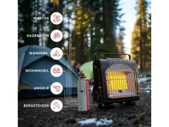 EVOCAMP Campingzubehör|Butan 4 Stück Gaskartusche 227g für Campingkocher Gasheizung und Unkrautbrenner Typ MSF-1a