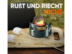 EVOCAMP Grillzubehör|Feuerschalen|Feuerfeste Unterlage 50 x 50 cm bis zu 982 °C für Grill Nicht Brennbar Brandschutz