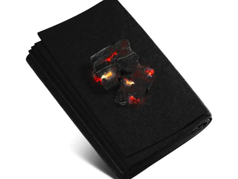 Feuerfeste Unterlage 60 x 60 cm bis zu 982 °C für Grill Nicht Brennbar Brandschutz*EVOCAMP Discount