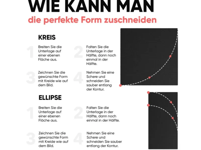 Feuerfeste Unterlage 60 x 60 cm bis zu 982 °C für Grill Nicht Brennbar Brandschutz*EVOCAMP Discount