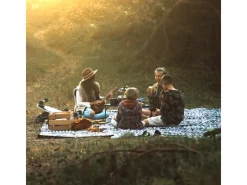 Outdoor-Teppich 250 x 400 cm Wetterfest Picknickdecke Kunststofffasern*EVOCAMP Best