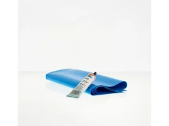 Pooltechnik|Evolution Poolfolie Reparatur Set in Blau 20 x 30 cm mit Kleber 0,8 mm Folie