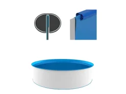 Evolution Poolfolie Rund Blau 360x90cm 0,6mm Überlappend Austausch Innenhülle* Online