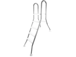 Evolution Poolleiter für Teilversenkte Becken mit Plattform 1+4 Stufen V2A* New