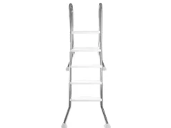 Evolution Poolleiter für Teilversenkte Becken mit Plattform 1+4 Stufen V2A* New