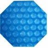 Pool Abdeckung|Evolution Solarplane Achteck 273cm Light-blue 400µm Holzpool Erwärmung Folie