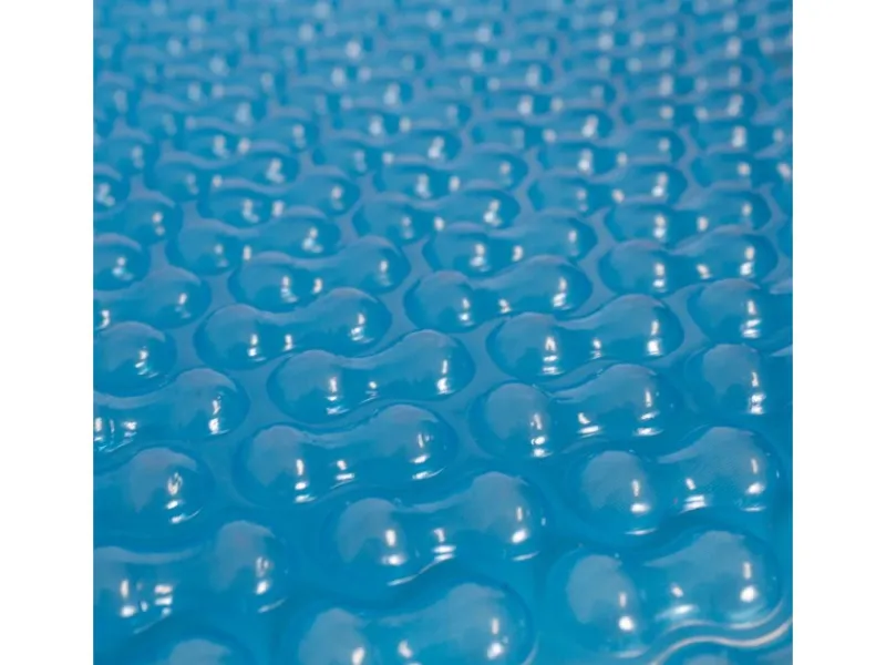 Pool Abdeckung|Evolution Solarplane Light Blue 400 µm GeoBubble Rechteck 850x350cm Erwärmung Folie
