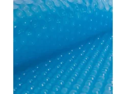 Pool Abdeckung|Evolution Solarplane Light Blue 400 µm GeoBubble Achteck 730x375cm Erwärmung Folie