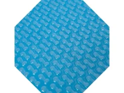 Pool Abdeckung|Evolution Solarplane Light Blue 400 µm GeoBubble Achteck 300 cm Erwärmung Solarfolie