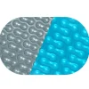 Pool Abdeckung|Einbaupools|Evolution Solarplane Oval 623x360cm Darkblue-Silver 400µm Geobubble Isolation