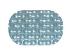 Pool Abdeckung|Einbaupools|Evolution Solarplane Oval 623x360cm Darkblue-Silver 400µm Geobubble Isolation
