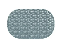 Pool Abdeckung|Einbaupools|Evolution Solarplane Oval 623x360cm Darkblue-Silver 400µm Geobubble Isolation