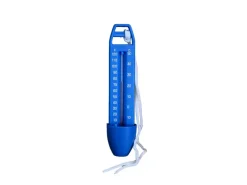 Evolution Thermometer Blau 15 cm mit Schnur Temperatur Messung °C & °F Pool Schwimmbad* Clearance