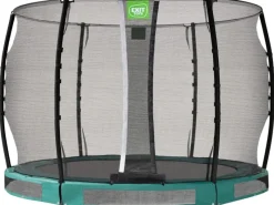 Kinder Exit Toys Kinder-Gartengeräte|EXIT Allure Classic Bodentrampolin Ø 305 cm Grün