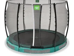 Kinder Exit Toys Kinder-Gartengeräte|EXIT Allure Classic Bodentrampolin Ø 305 cm Grün