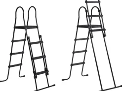 Exit Toys Pool Abdeckung|Exit Black Leather Pool Schwarz 400x200x122 cm Sandfilterp., Abdeckung, Wärmep.