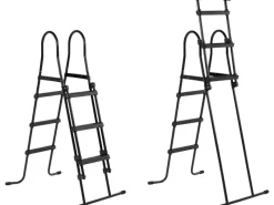 Exit Black Leather Pool Schwarz 400 x 200 x 100 cm m. Sandfilterpumpe*Exit Toys Best