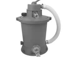 Exit Black Leather Pool Schwarz 400 x 200 x 100 cm m. Sandfilterpumpe*Exit Toys Best