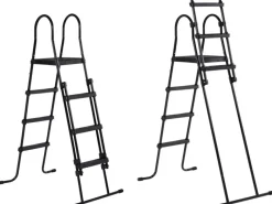 Exit Toys Aufstellpools|Exit Black Leather Pool Schwarz 540 x 250 x 122 cm m. Filterpumpe