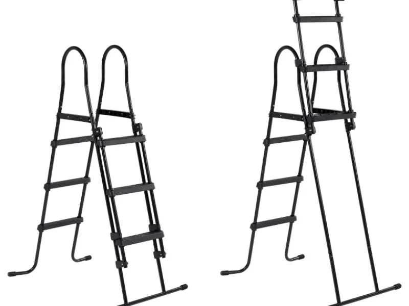 Exit Black Leather Pool Schwarz 400 x 200x 100 cm m. Filterpumpe*Exit Toys