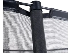 Exit Toys Trampoline|EXIT Dynamic Ebenerdiges Trampolin Ø 366 cm mit Sicherheitsnetz Schwarz