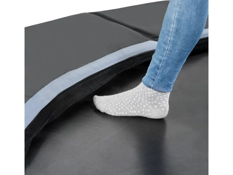 Exit Toys Trampoline|EXIT Dynamic Ebenerdiges Trampolin Ø 366 cm mit Sicherheitsnetz Schwarz