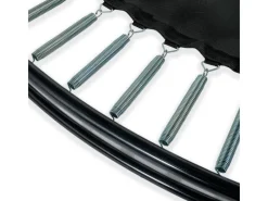 Exit Toys Trampoline|EXIT Dynamic Ebenerdiges Trampolin Ø 366 cm mit Sicherheitsnetz Schwarz