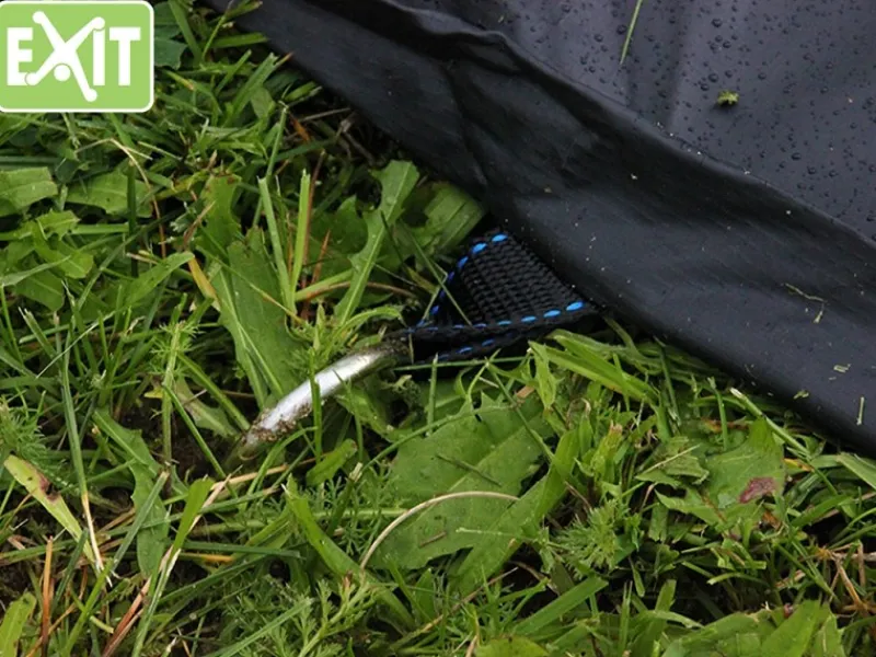 Exit Toys Trampoline|EXIT ebenerdiges Trampolin Abdeckplane rechteckig 244x427cm