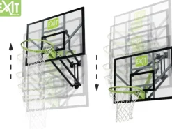 EXIT Galaxy Basketballkorb zur Wandmontage - grün/schwarz*Exit Toys