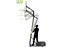 Exit Toys Sportgeräte|Gartenspielgeräte|EXIT Galaxy versetzbarer Basketballkorb auf Rädern - grün/schwarz
