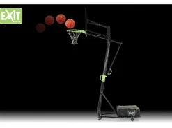 Exit Toys Sportgeräte|Gartenspielgeräte|EXIT Galaxy versetzbarer Basketballkorb auf Rädern - grün/schwarz
