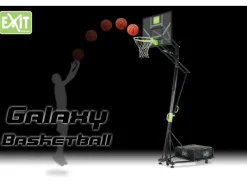 Exit Toys Sportgeräte|Gartenspielgeräte|EXIT Galaxy versetzbarer Basketballkorb auf Rädern - grün/schwarz