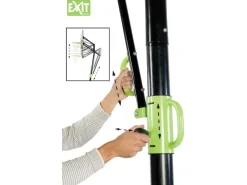 Exit Toys Sportgeräte|Gartenspielgeräte|EXIT Galaxy versetzbarer Basketballkorb auf Rädern - grün/schwarz