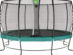 Exit Toys Trampoline|EXIT Lotus Premium Trampolin Ø 427 cm Grün