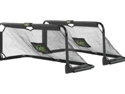 EXIT Panna faltbares stählernes Fußballtor 150x60cm (Set von 2) - schwarz*Exit Toys Best