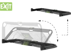EXIT Panna faltbares stählernes Fußballtor 150x60cm (Set von 2) - schwarz*Exit Toys Best